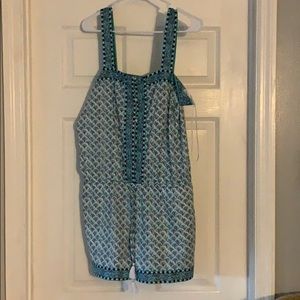 Vineyard Vines Tiny Leaves Romper